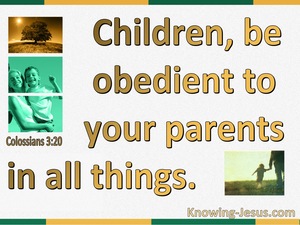 Colossians 3:20